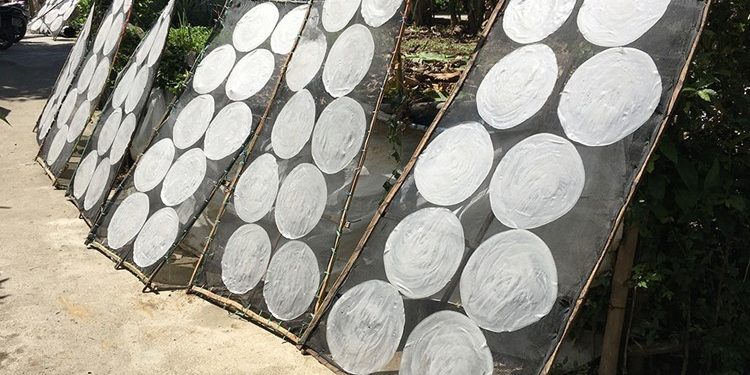 Phơi nắng bánh tráng Đại Lộc